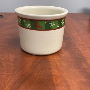 Longaberger Christmas Small Crock
